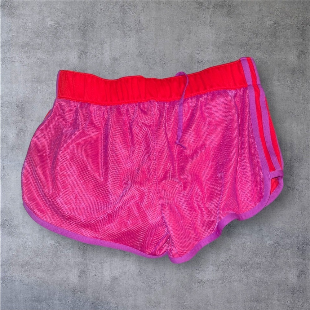 NWT Adidas Women's Pink and Purple Shorts‎ - Picture 3 of 3